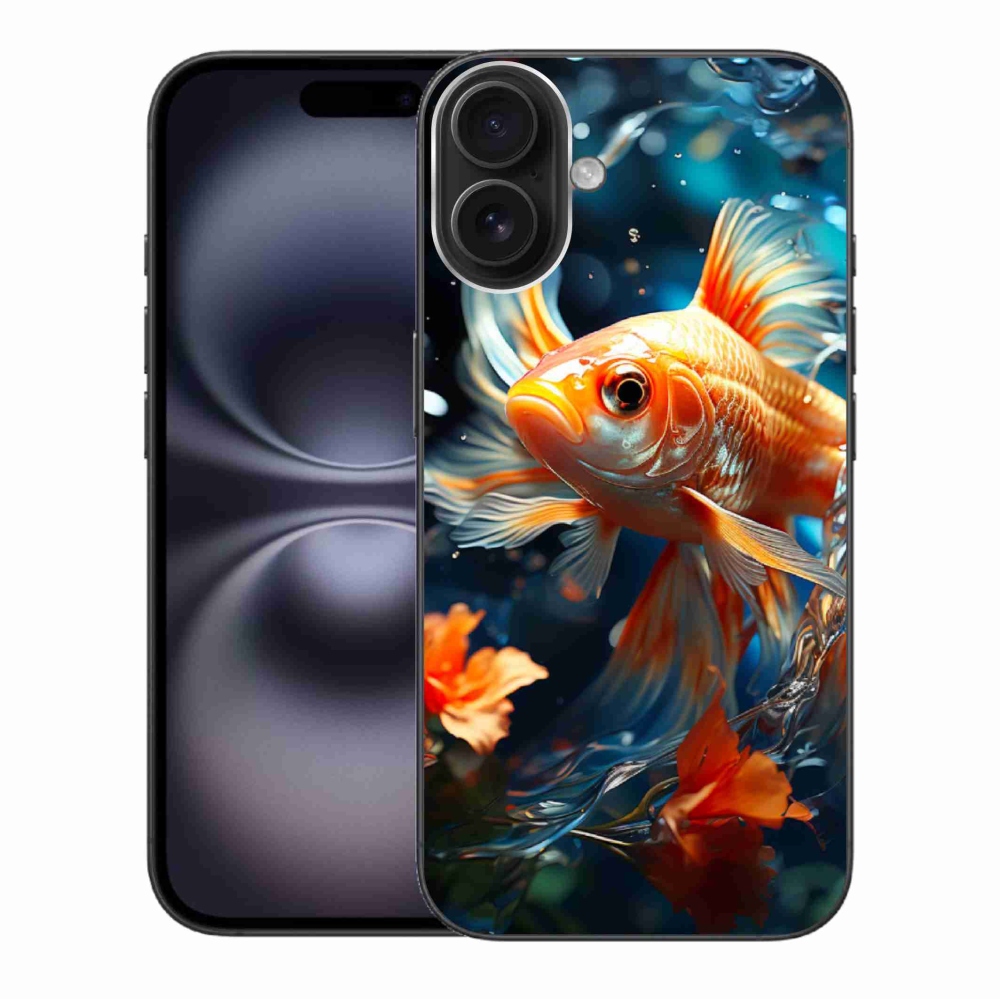 Gélový kryt mmCase na iPhone 16 Plus - rybka