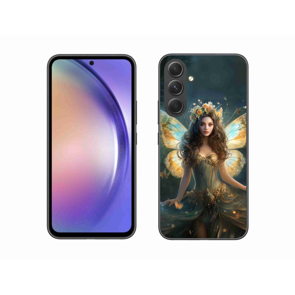 Gélový kryt mmCase na Samsung Galaxy A54 5G - motýlia žena