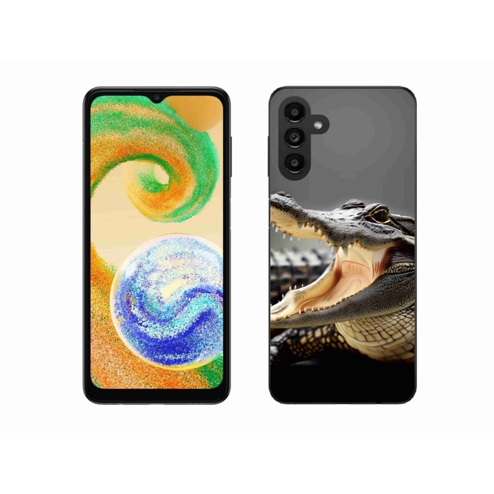 Gélový kryt mmCase na Samsung Galaxy A04s (164.7x76.7x9.1mm) - krokodíl