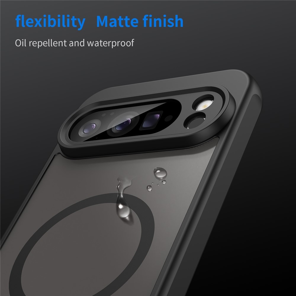 Case matný gélový obal s MagSafe na Google Pixel 10 Pro XL - čierny