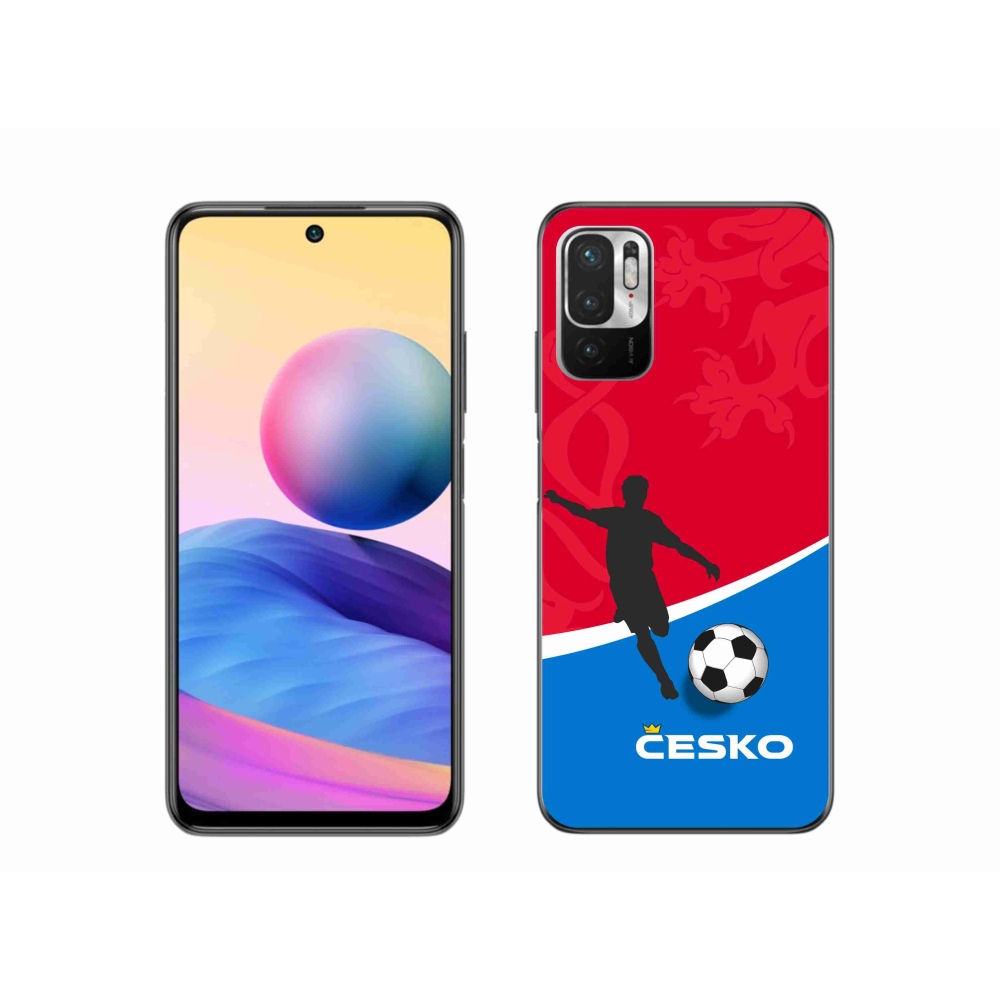 Gélový kryt mmCase na Xiaomi Redmi Note 10 5G - futbal Česko