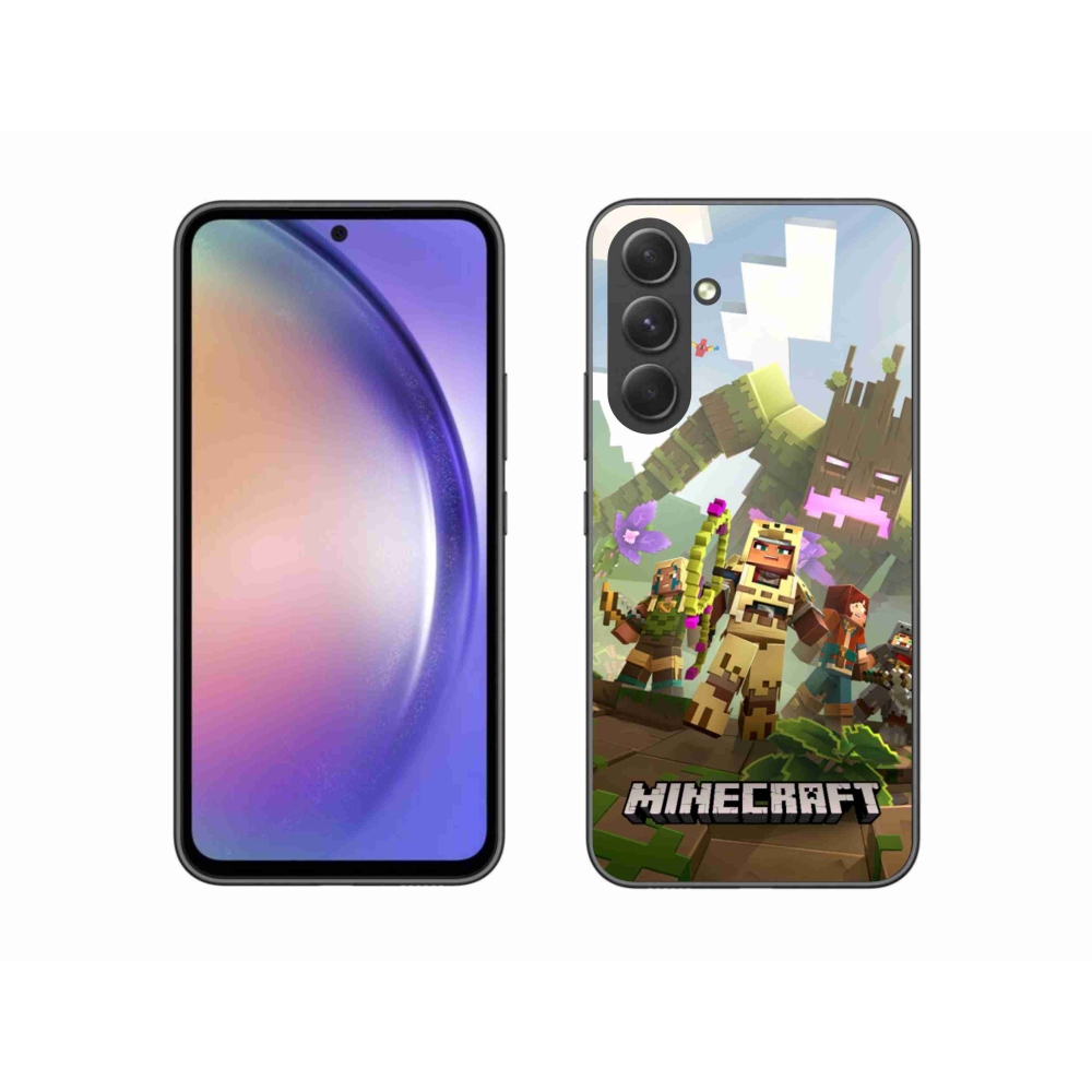 Gélový kryt mmCase na Samsung Galaxy A54 5G - minecraft 1