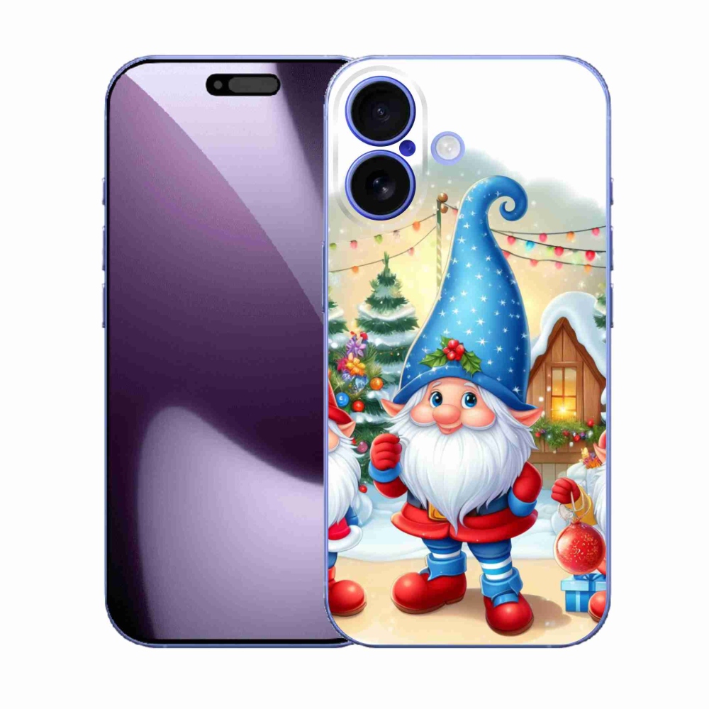 Gélový kryt mmCase na iPhone 17 - vianočné škriatkovia