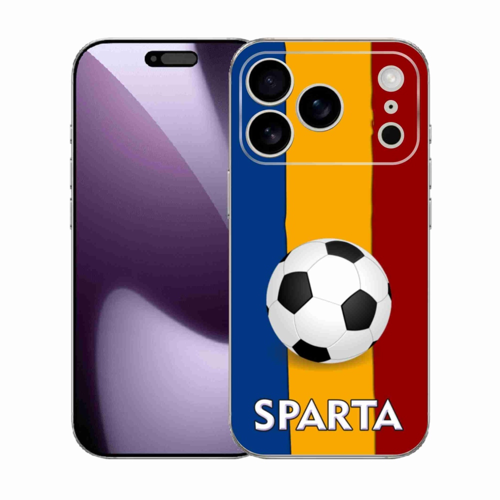 Gélový kryt mmCase na iPhone 17 Pro - futbal 1