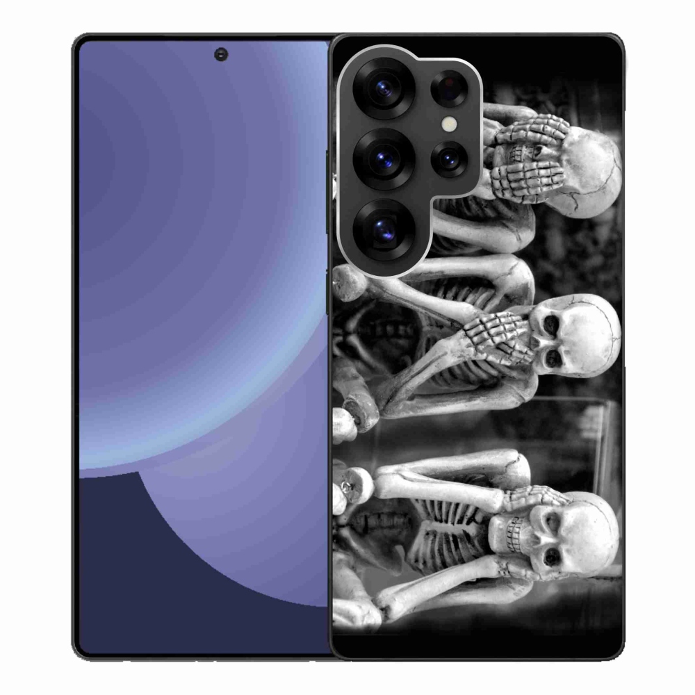Gélový kryt mmCase na Samsung Galaxy S25 Ultra - kostlivci