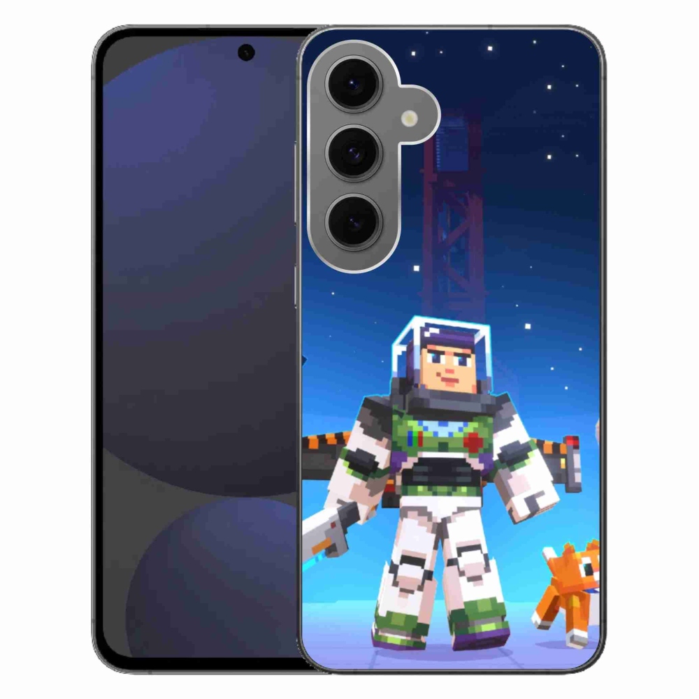 Gélový kryt mmCase na Samsung Galaxy S24 FE - minecraft 2