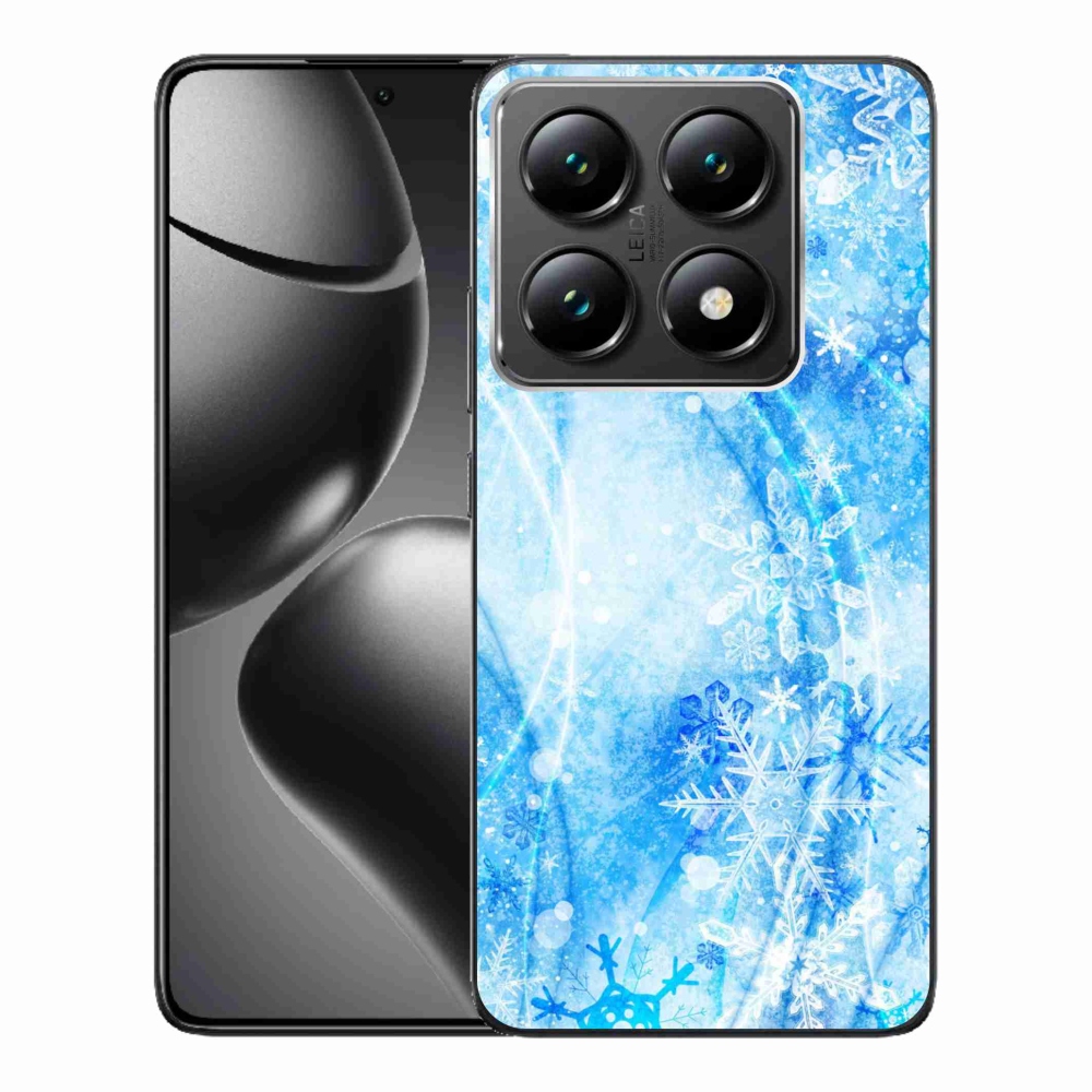 Gélový kryt mmCase na Xiaomi 14T Pro - snehové vločky