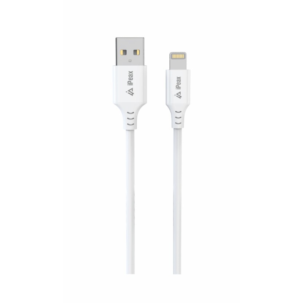 iPEAX TPU kábel USB-A / lightning 1,5 m, USB 2.0 - biely