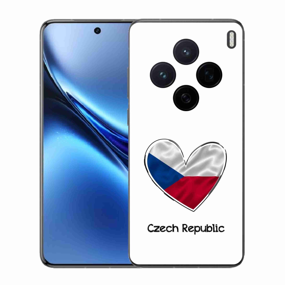 Gélový kryt mmCase na Vivo X200 5G - vlajka srdca biele pozadie