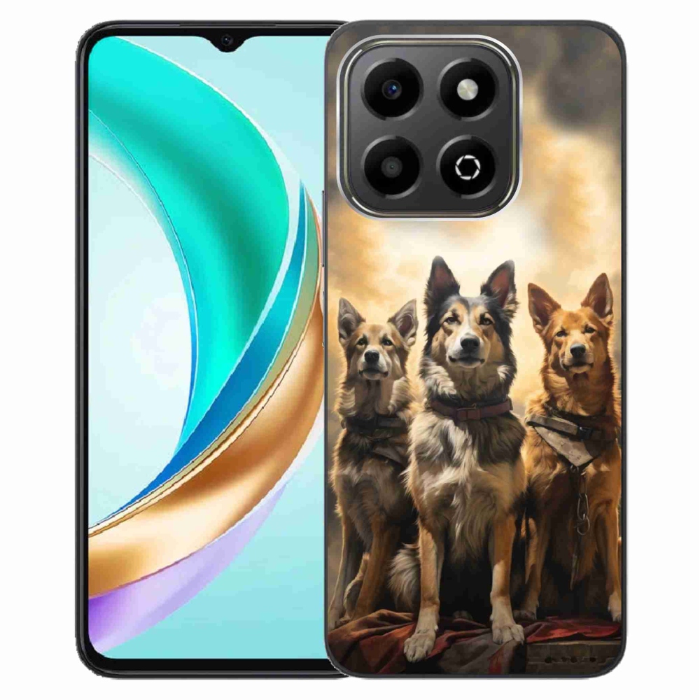 Gélový kryt mmCase na Honor X6b - tri psy