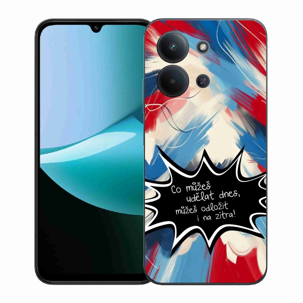 Gélový kryt mmCase na Xiaomi Redmi 15C 4G (171mm)/Poco C85 4G (171mm) - vtipný text 9 čierne pozadie