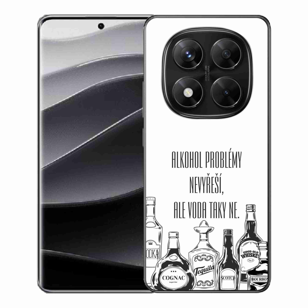 Gélový kryt mmCase na Xiaomi Redmi Note 14 Pro 5G/Poco X7 5G - vtipný text na bielom pozadí