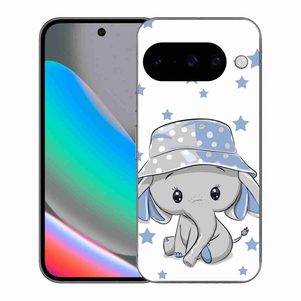 Gélový kryt mmCase na Google Pixel 10 - modrý slon