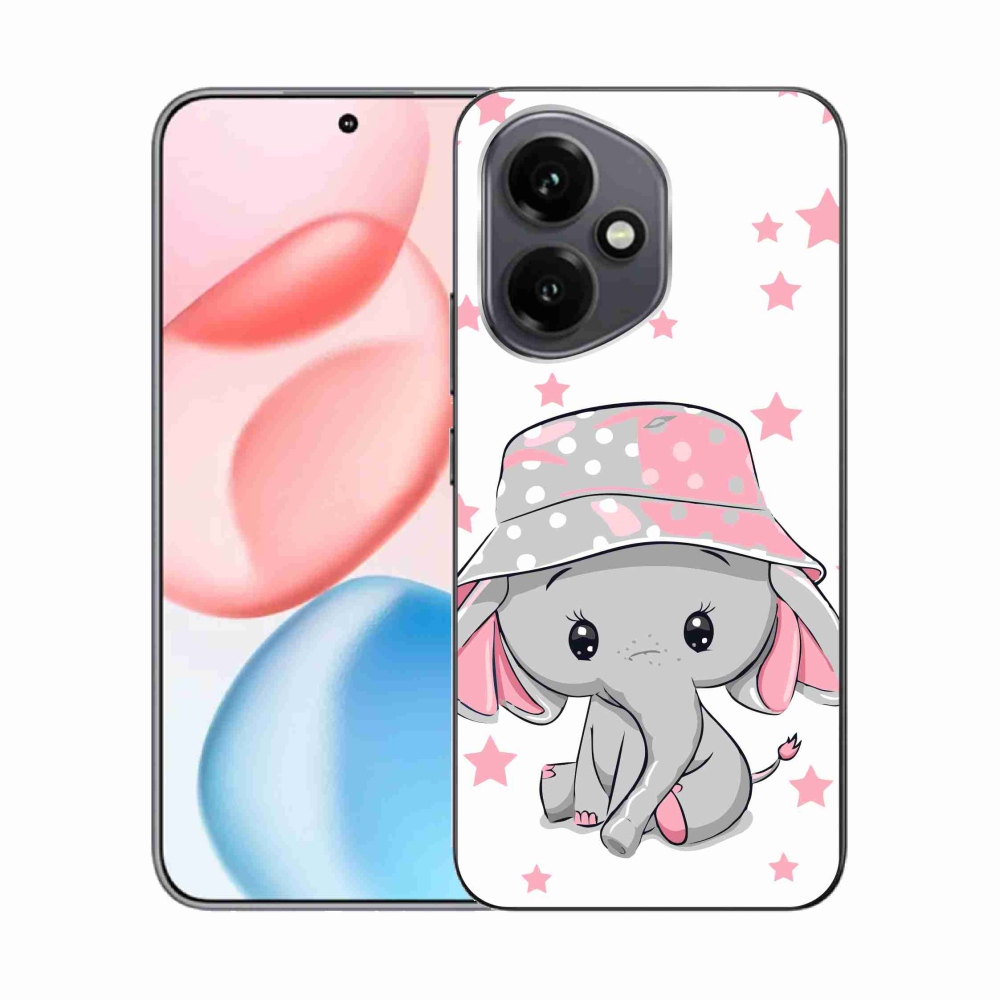 Gélový kryt mmCase na Honor 400 - ružový slon