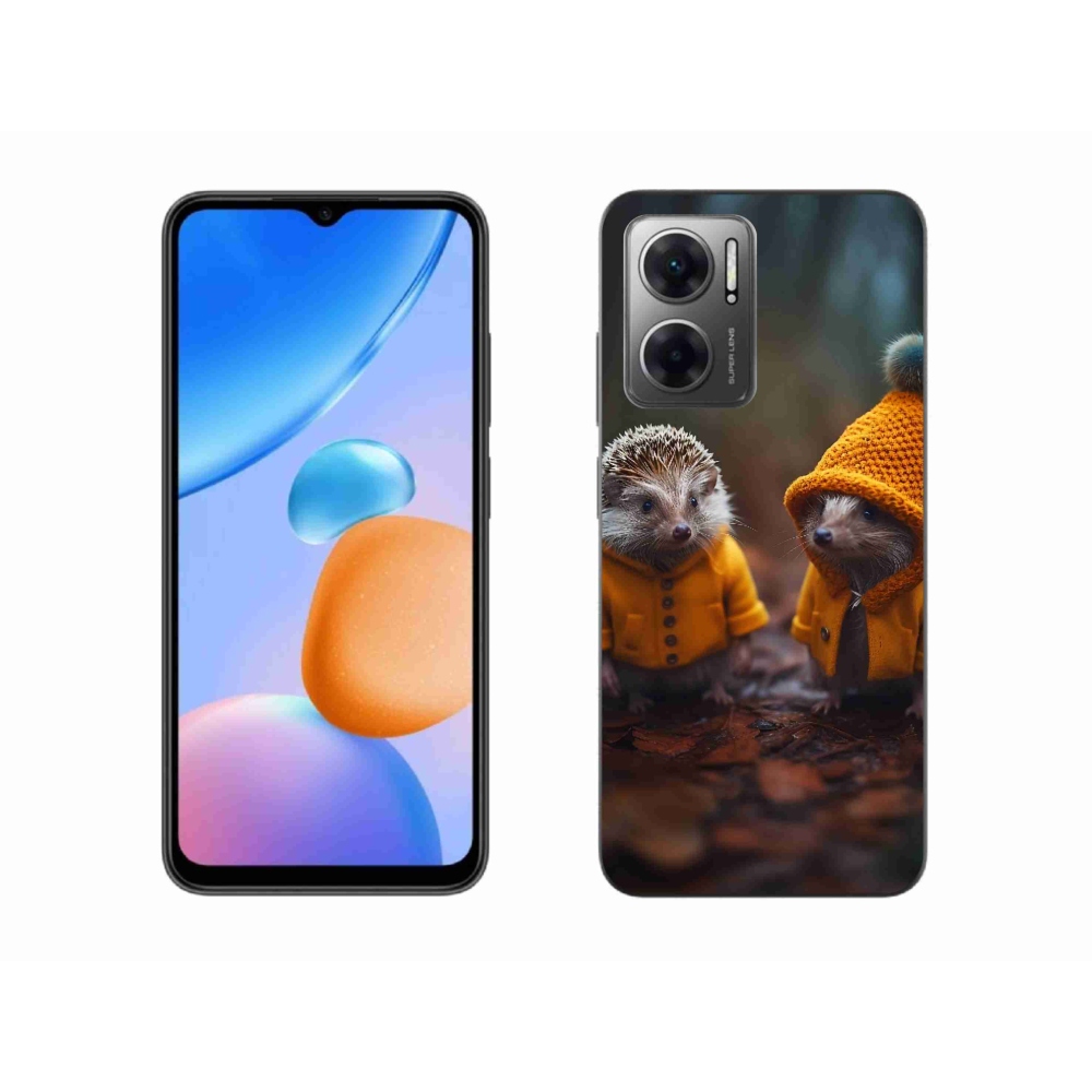 Gélový kryt mmCase na Xiaomi Redmi 10 5G - ježkovia