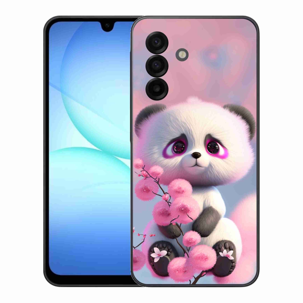 Gélový kryt mmCase na Samsung Galaxy A17 5G - roztomilá panda 1