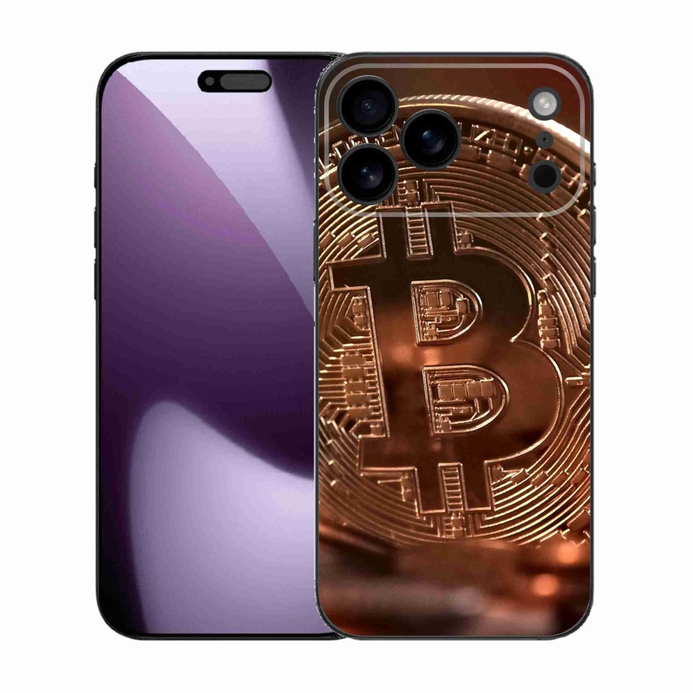 Gélový kryt mmCase na iPhone 17 Pro Max - bitcoin