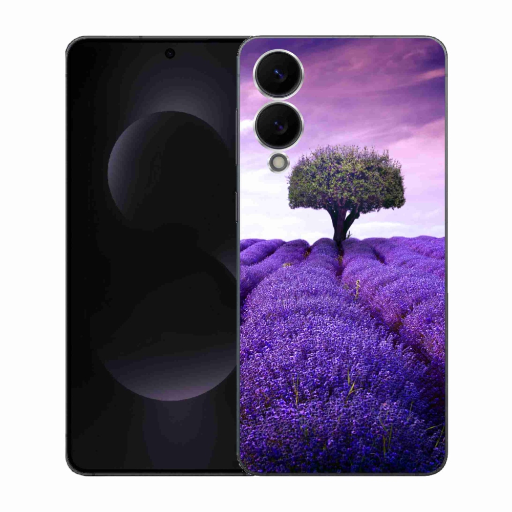 Gélový kryt mmCase na Samsung Galaxy S25 Edge - levanduľová lúka