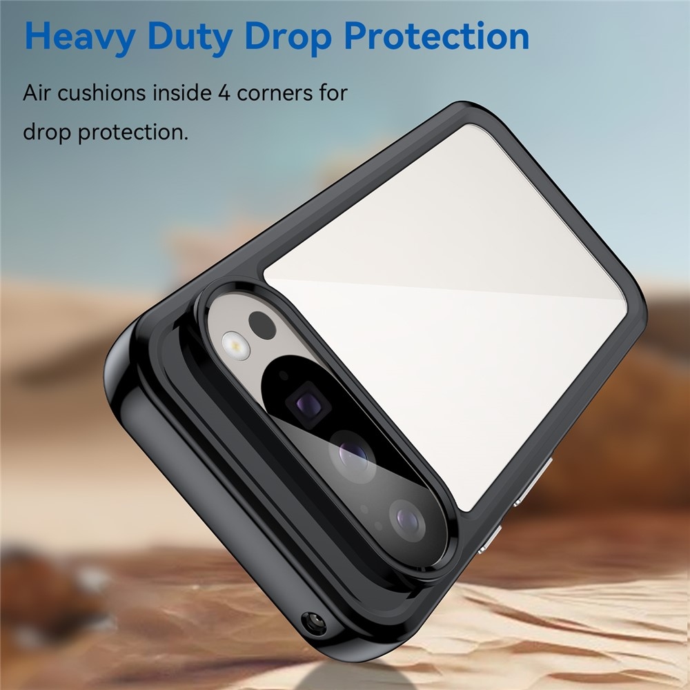 Gélový obal s pevným chrbtom na Google Pixel 10 Pro/Pixel 10 - čierny