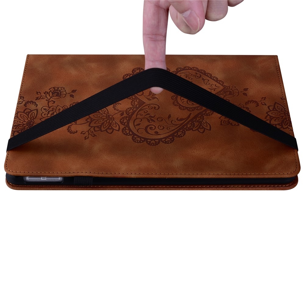 Heart zatváracie púzdro na tablet Xiaomi Redmi Pad SE 8.7 - hnedé