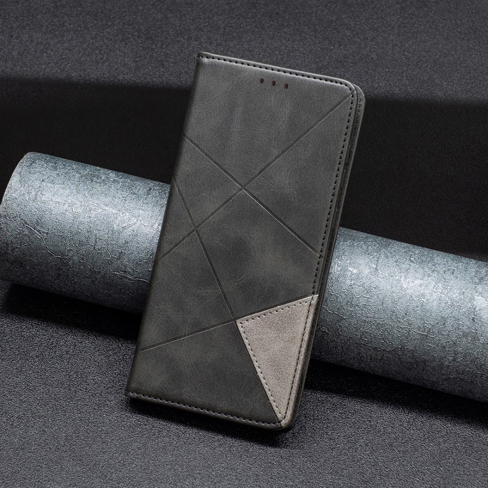 Triangle knižkové púzdro na Xiaomi Redmi Note 14 Pro - čierne