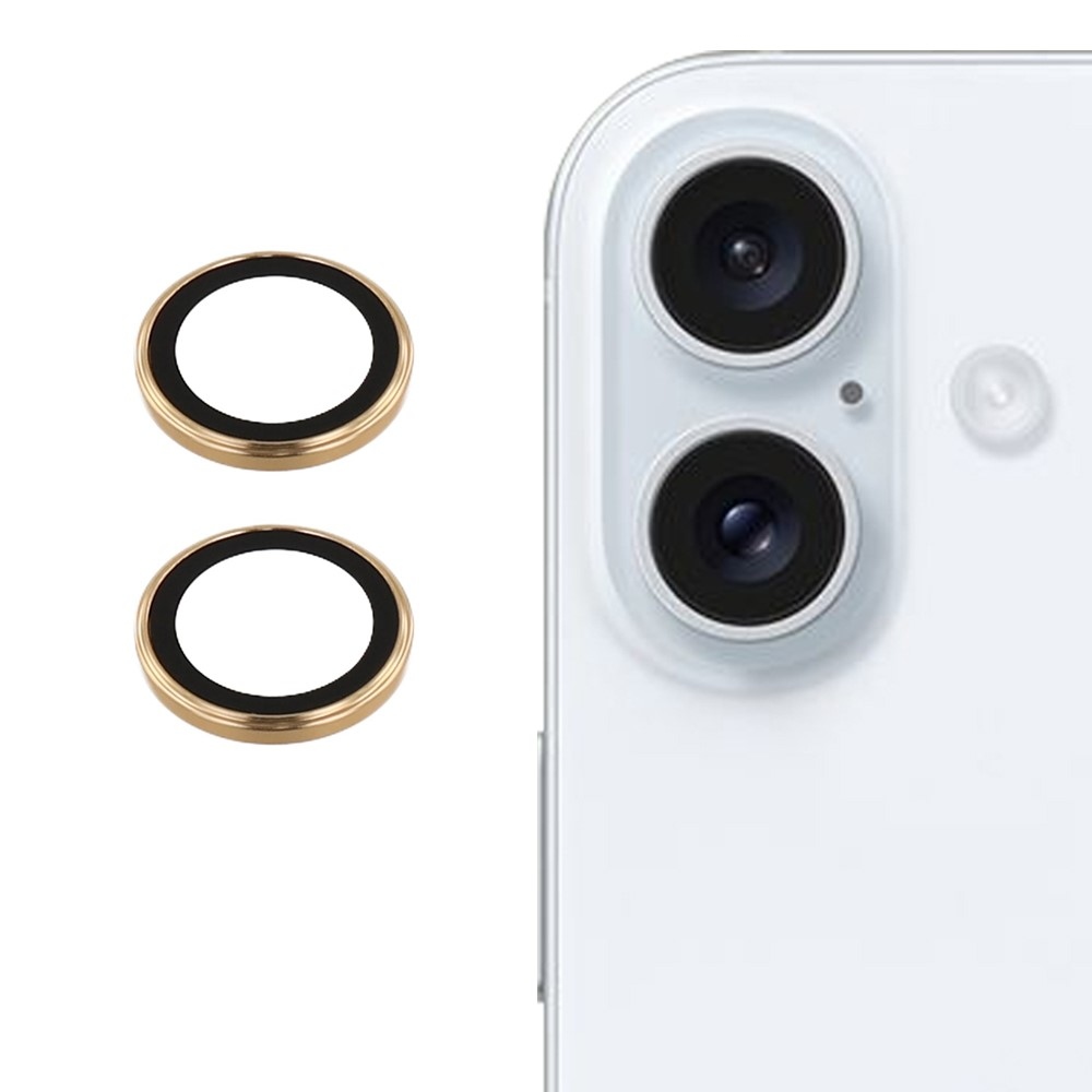 Ultra HD sklo šošovky fotoaparátu na iPhone 17 (samostatné sklá) - zlaté