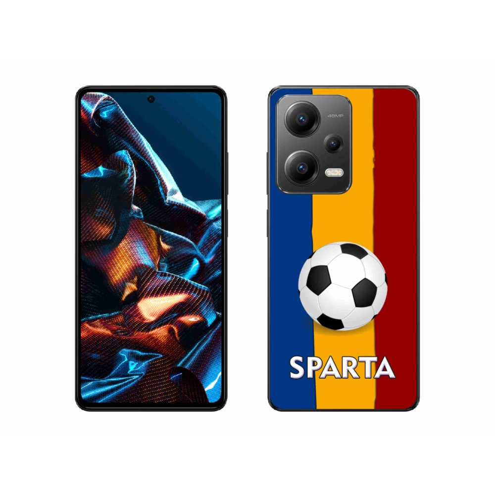 Gélový kryt mmCase na mobil Xiaomi Redmi Note 12 Pro 5G - futbal 1