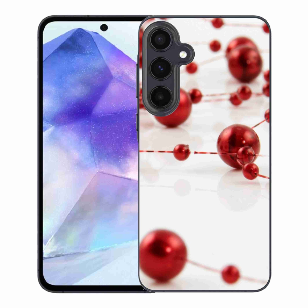 Gélový kryt mmCase na Samsung Galaxy A55 5G - vianočná reťaz