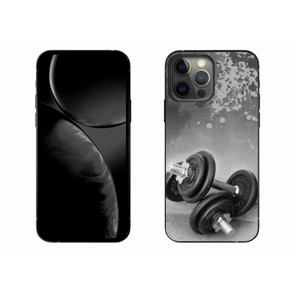 Gélový kryt mmCase na iPhone 13 Pro Max 6.7 - činky 1
