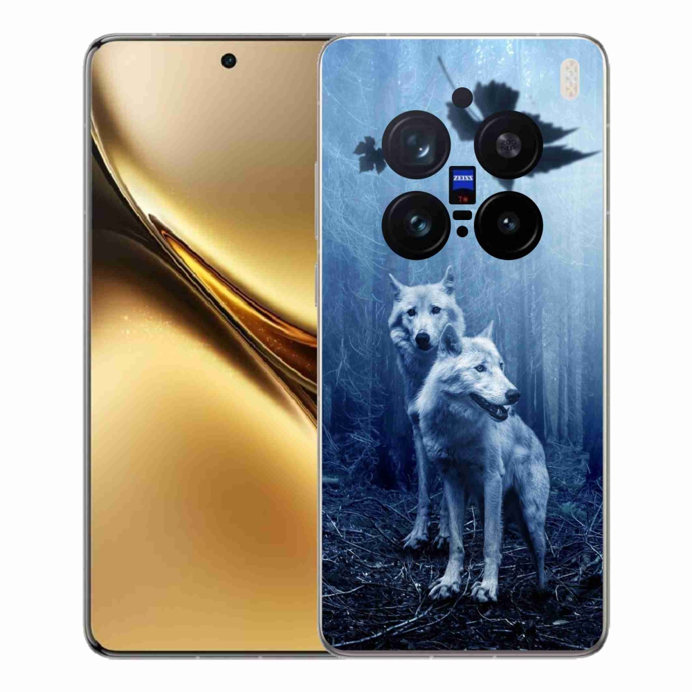 Gélový kryt mmCase na Vivo X200 Pro 5G - vlci v lese