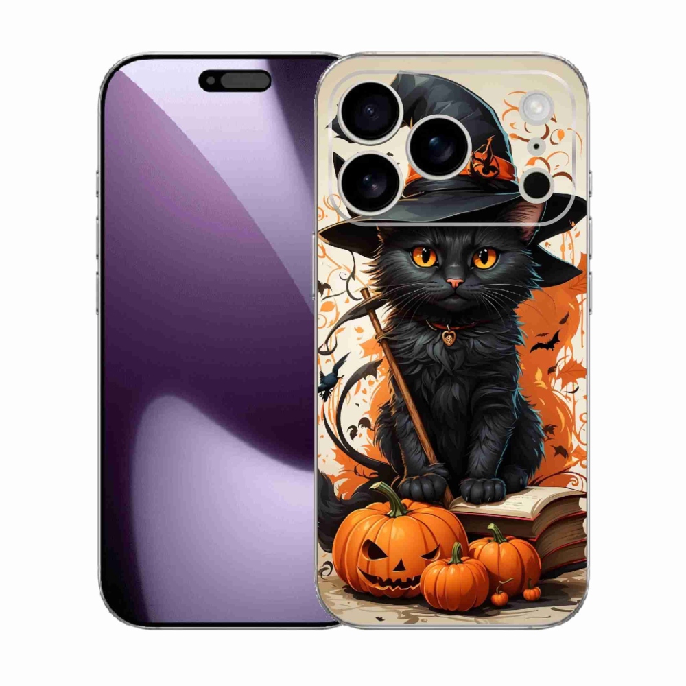 Gélový kryt mmCase na iPhone 17 Pro - kocúr čarodejník