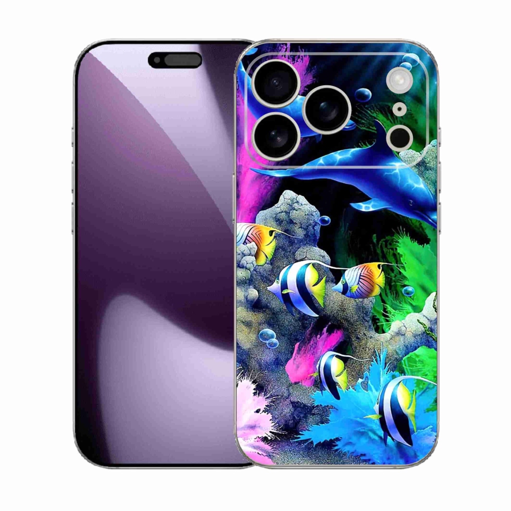 Gélový kryt mmCase na iPhone 17 Pro - morský svet