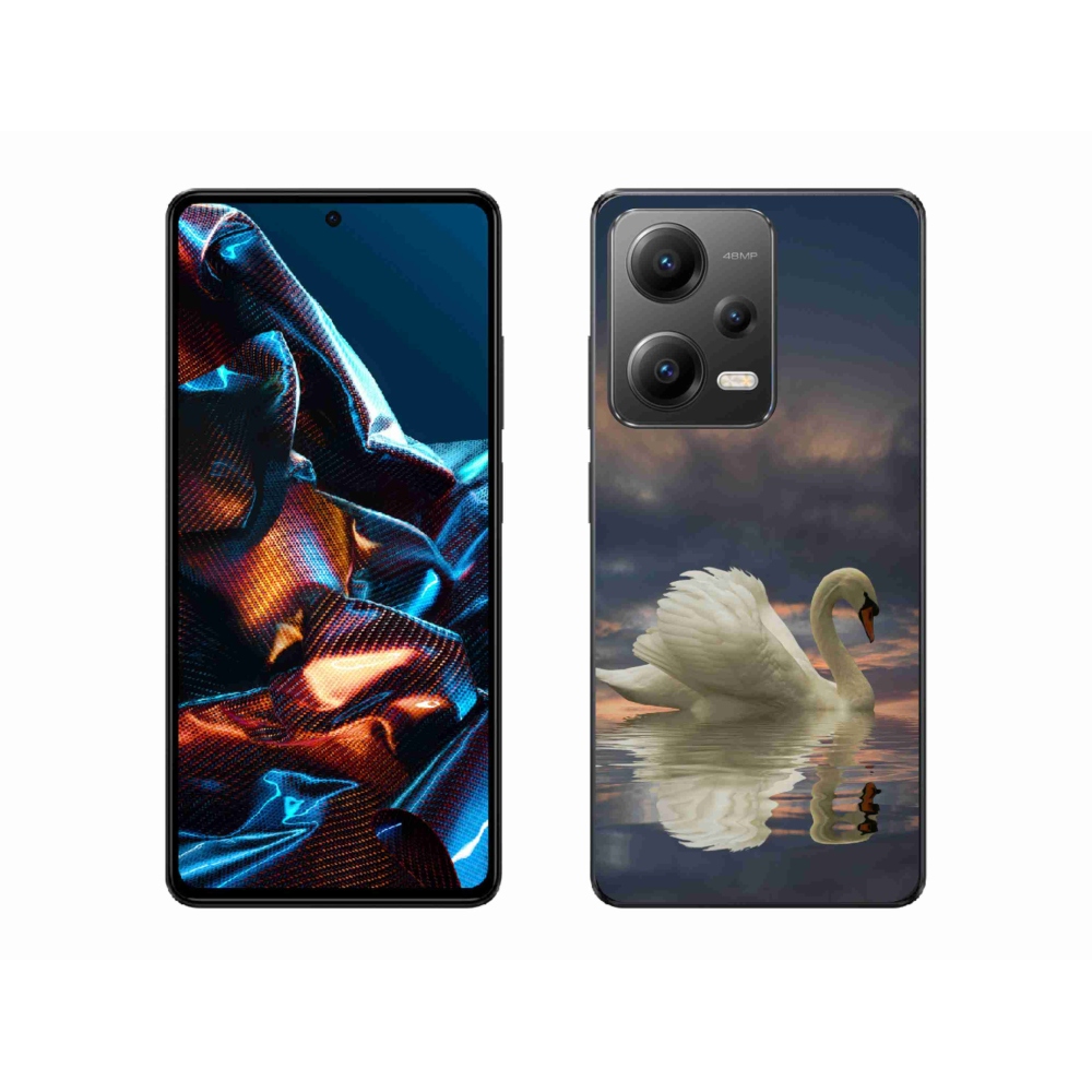 Gélový kryt mmCase na Xiaomi Redmi Note 12 Pro 5G - labuť