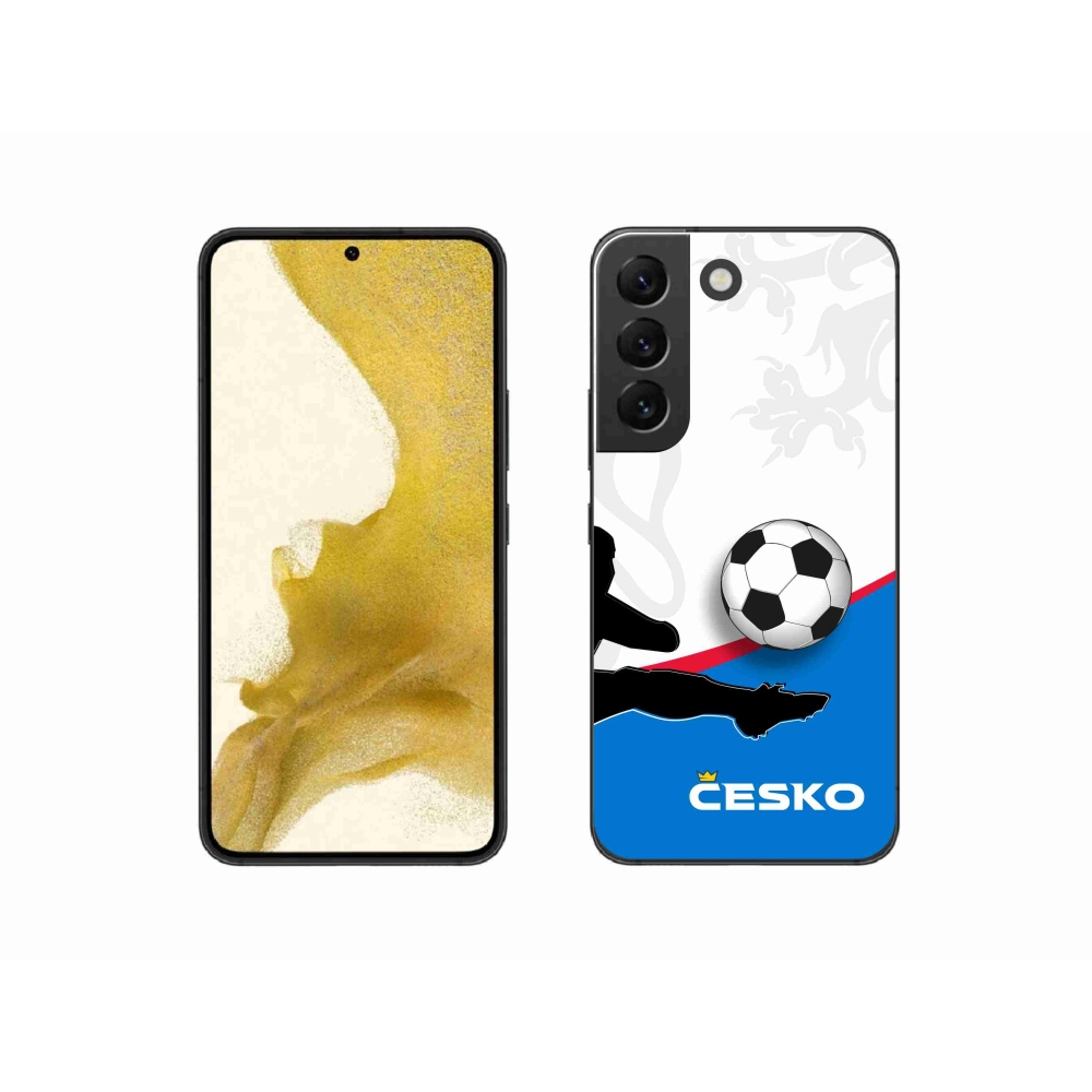 Gélový kryt mmCase na Samsung Galaxy S22 5G - futbal Česko 3