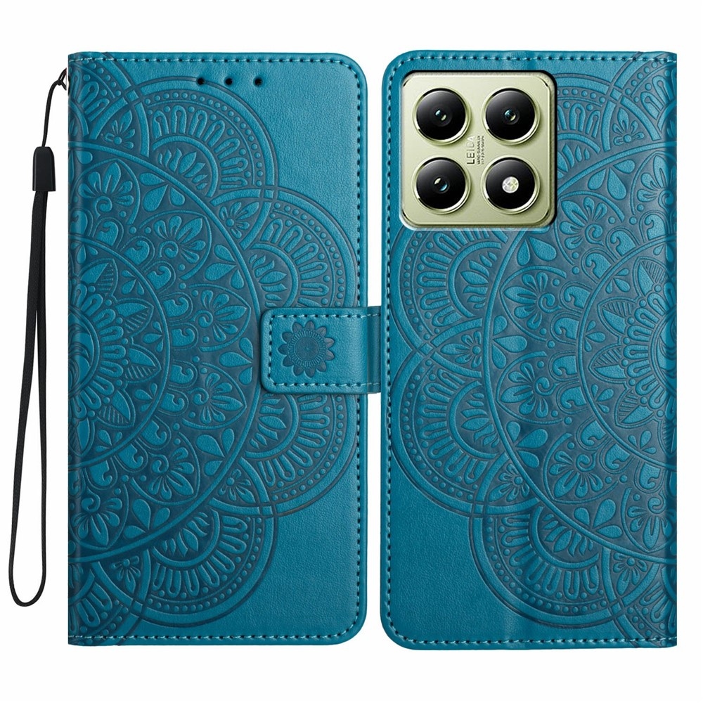 Mandala knižkové púzdro na Xiaomi 15T Pro - modré