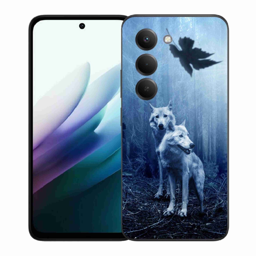 Gélový kryt mmCase na Xiaomi Redmi 15 4G/5G (171mm) - vlci v lese