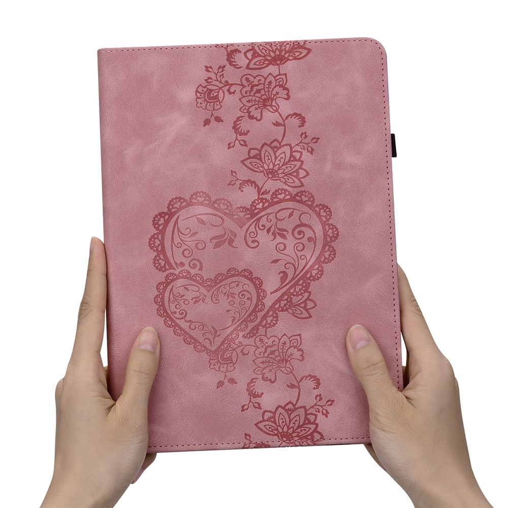 Heart zatváracie púzdro na tablet Xiaomi Redmi Pad SE 8.7 - ružové