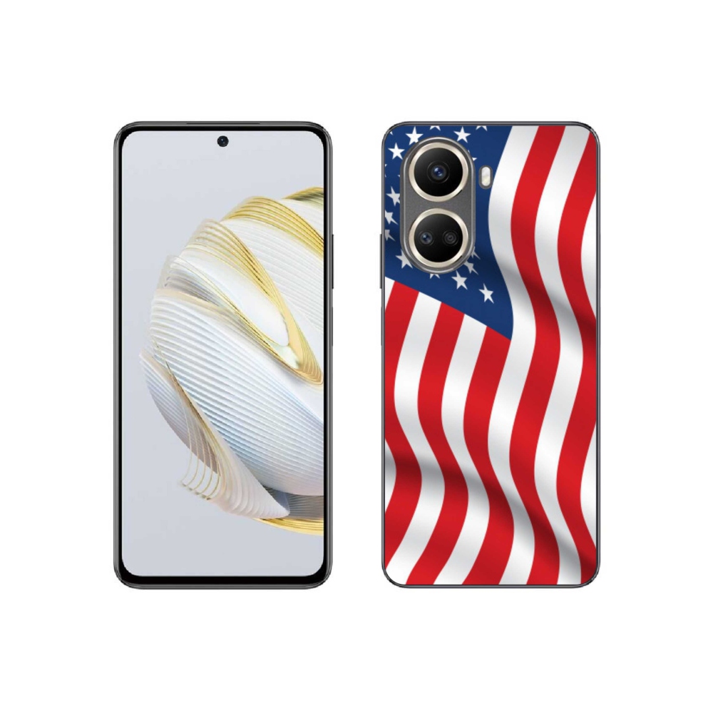 Gélový kryt mmCase na mobil Huawei Nova 10 SE - USA vlajka