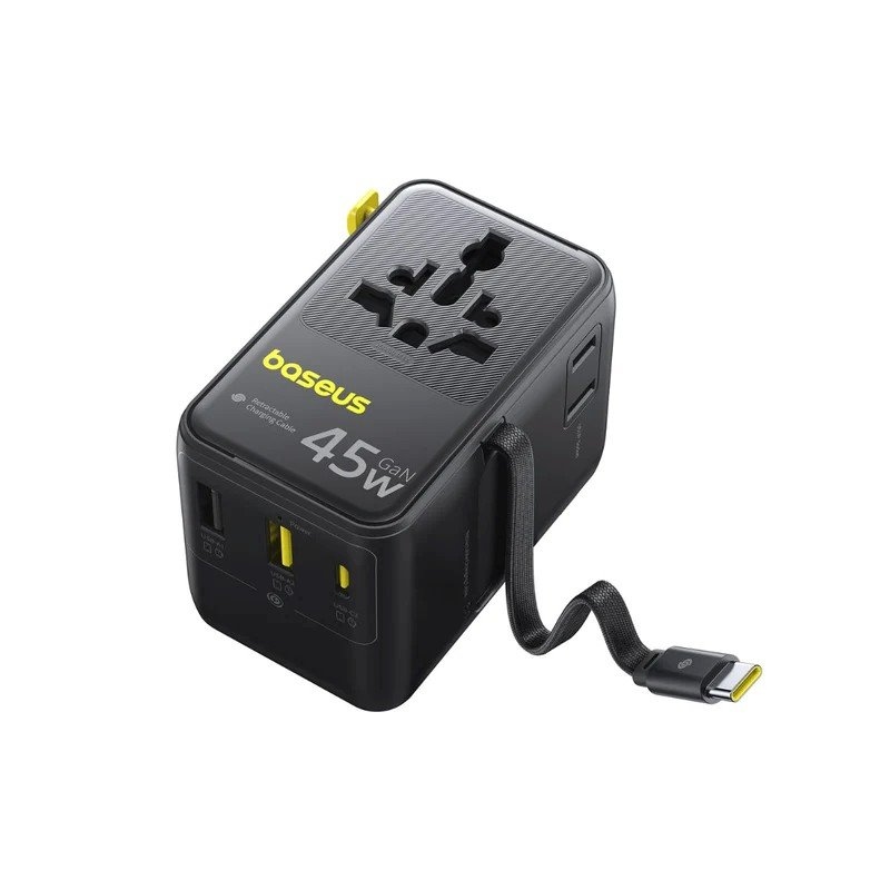 Baseus PicoGo AG11 Fast Universal 45W Travel Charger Cosmic Black