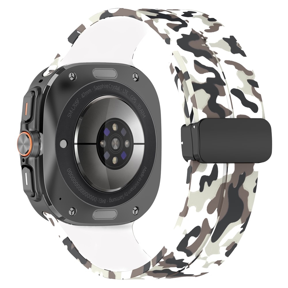 Camouf silikónový remienok na Samsung Galaxy Watch Ultra (2025) 47mm - biely