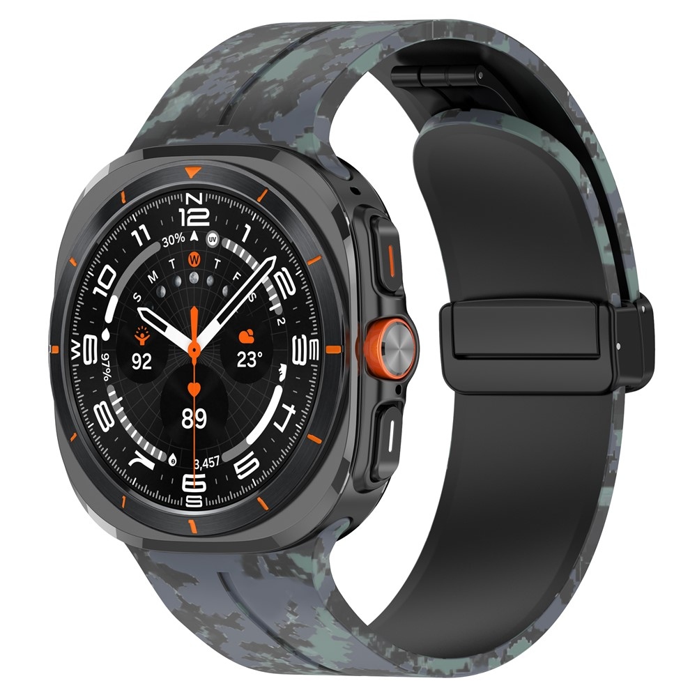 Camouf silikónový remienok na Samsung Galaxy Watch Ultra (2025) 47mm - čierny