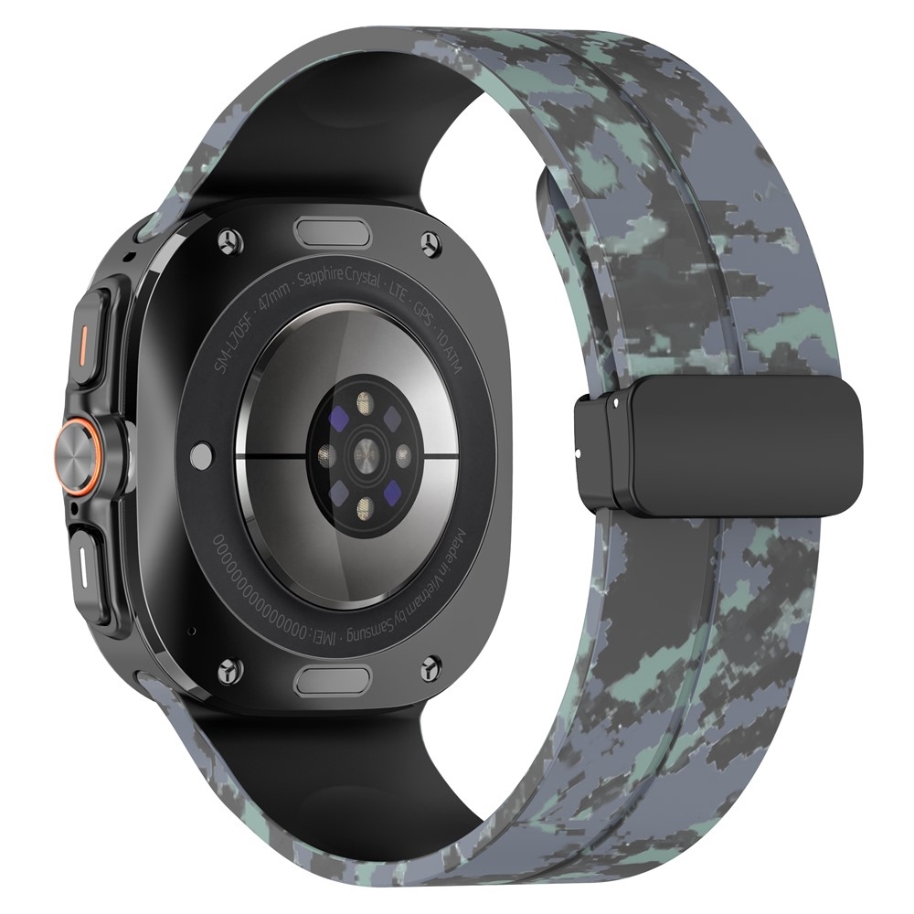 Camouf silikónový remienok na Samsung Galaxy Watch Ultra (2025) 47mm - čierny