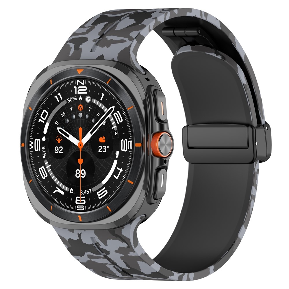 Camouf silikónový remienok na Samsung Galaxy Watch Ultra (2025) 47mm - sivý
