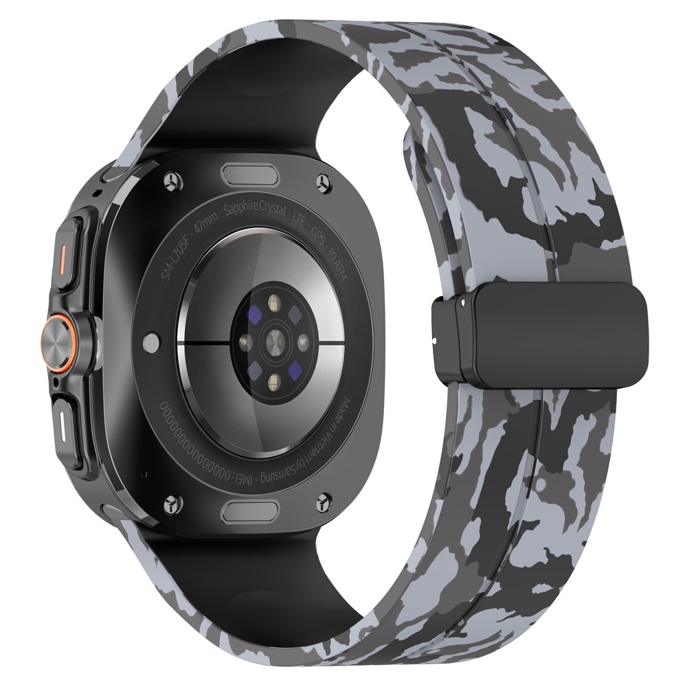 Camouf silikónový remienok na Samsung Galaxy Watch Ultra (2025) 47mm - sivý