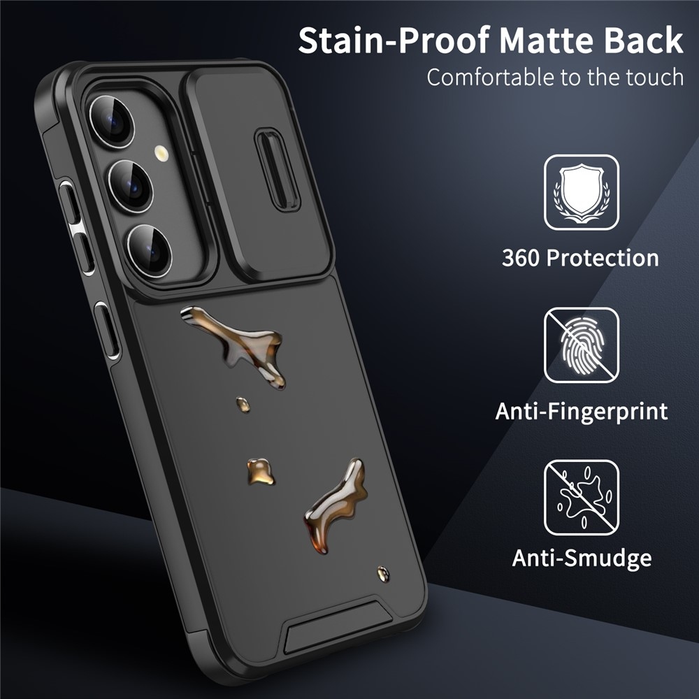 Camshield odolný kryt na Samsung Galaxy S26/S26 Pro - čierny