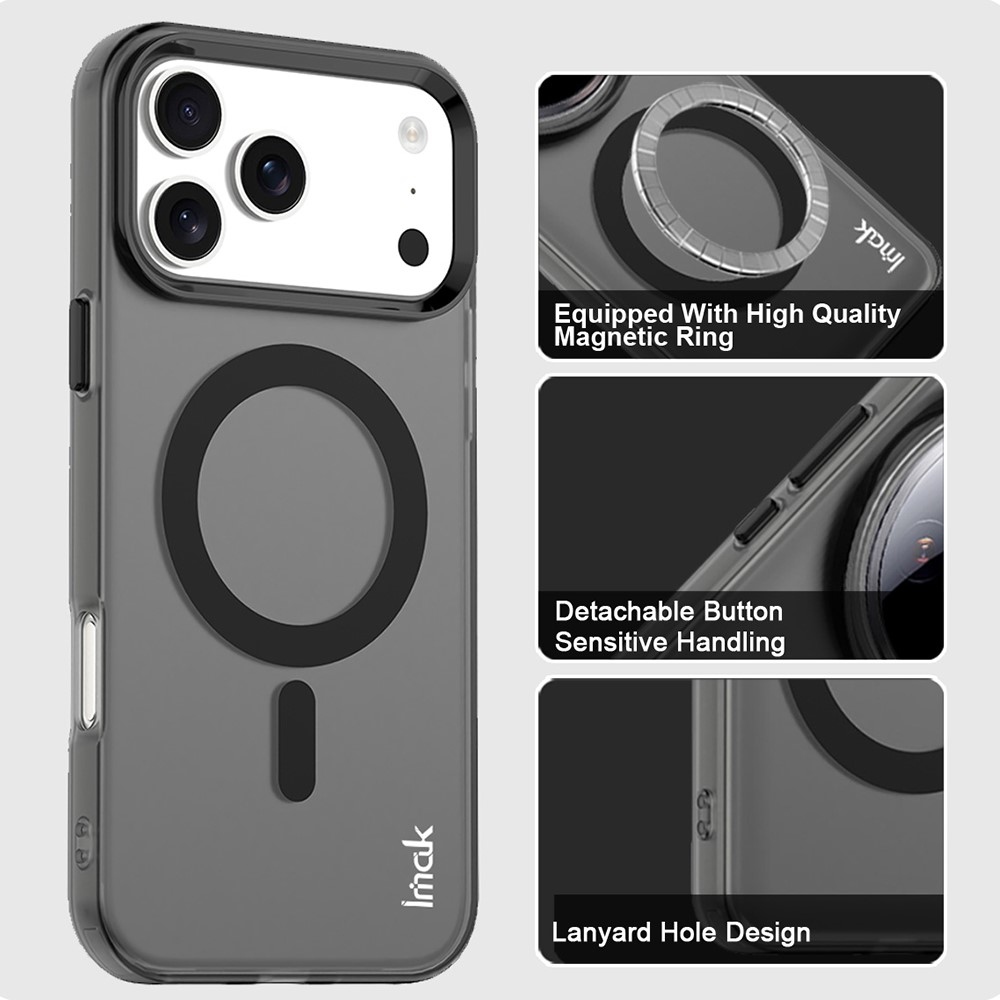 Candy gélový obal MagSafe Pro iPhone 18 Pro / 17 Pro - čierny