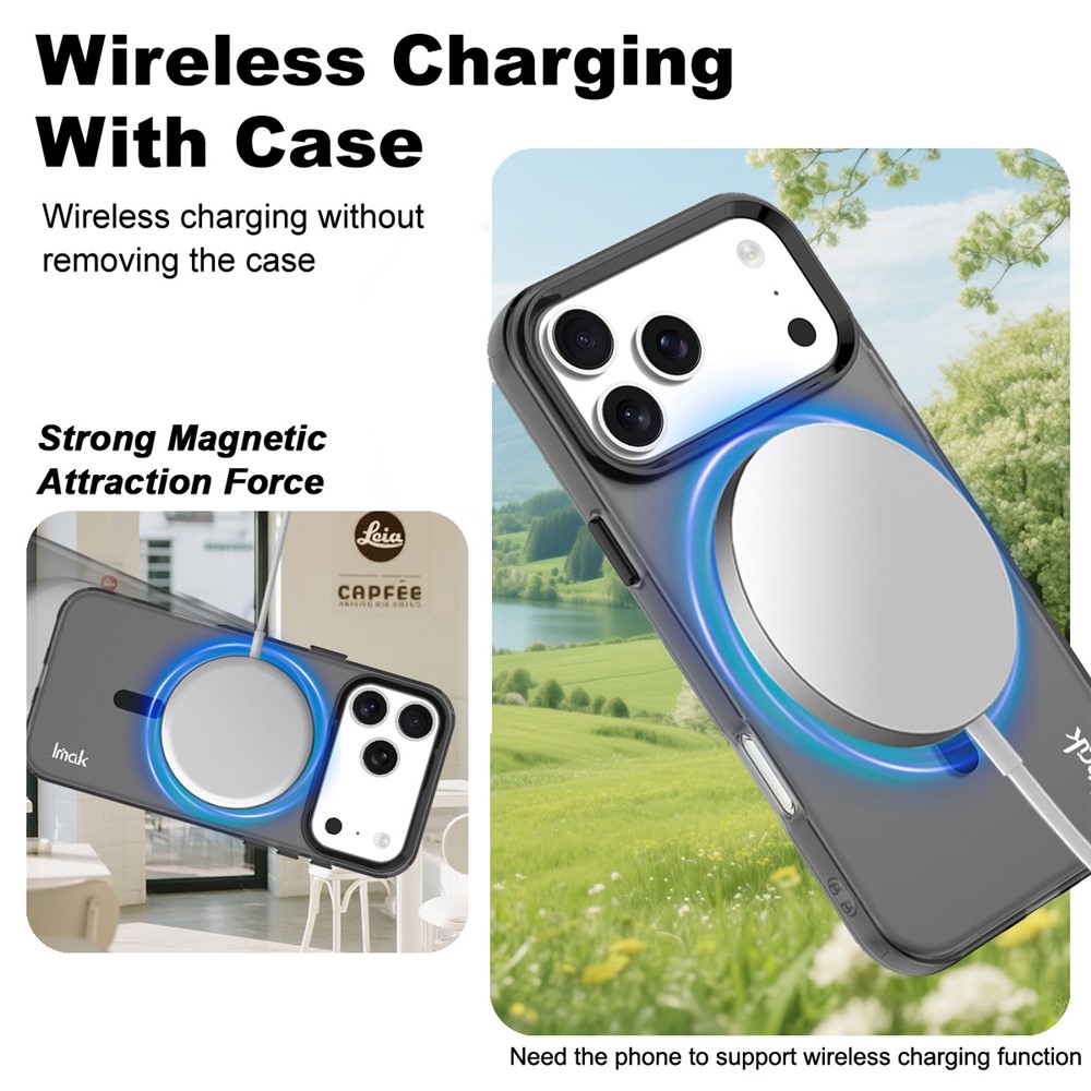 Candy gélový obal MagSafe Pro iPhone 18 Pro / 17 Pro - čierny