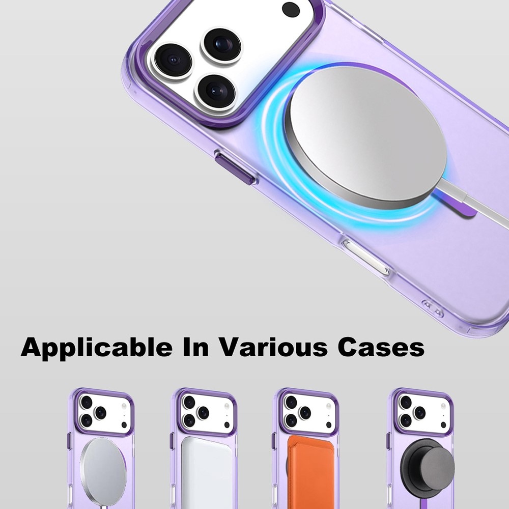 Candy gélový obal MagSafe Pro iPhone 18 Pro / 17 Pro - fialový
