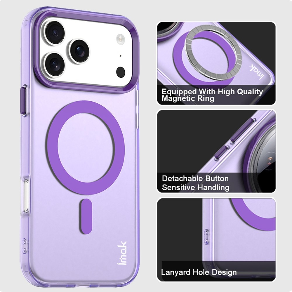 Candy gélový obal MagSafe Pro iPhone 18 Pro / 17 Pro - fialový