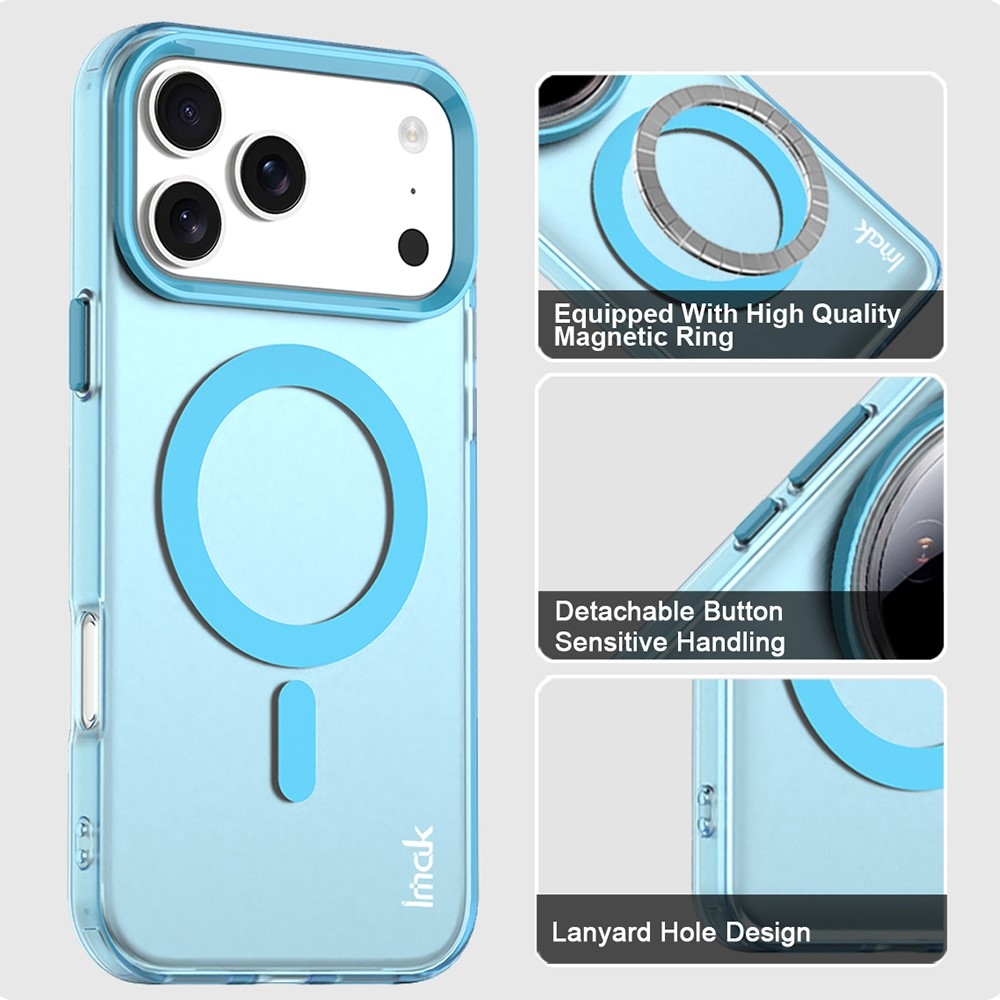 Candy gélový obal MagSafe Pro iPhone 18 Pro / 17 Pro - modrý